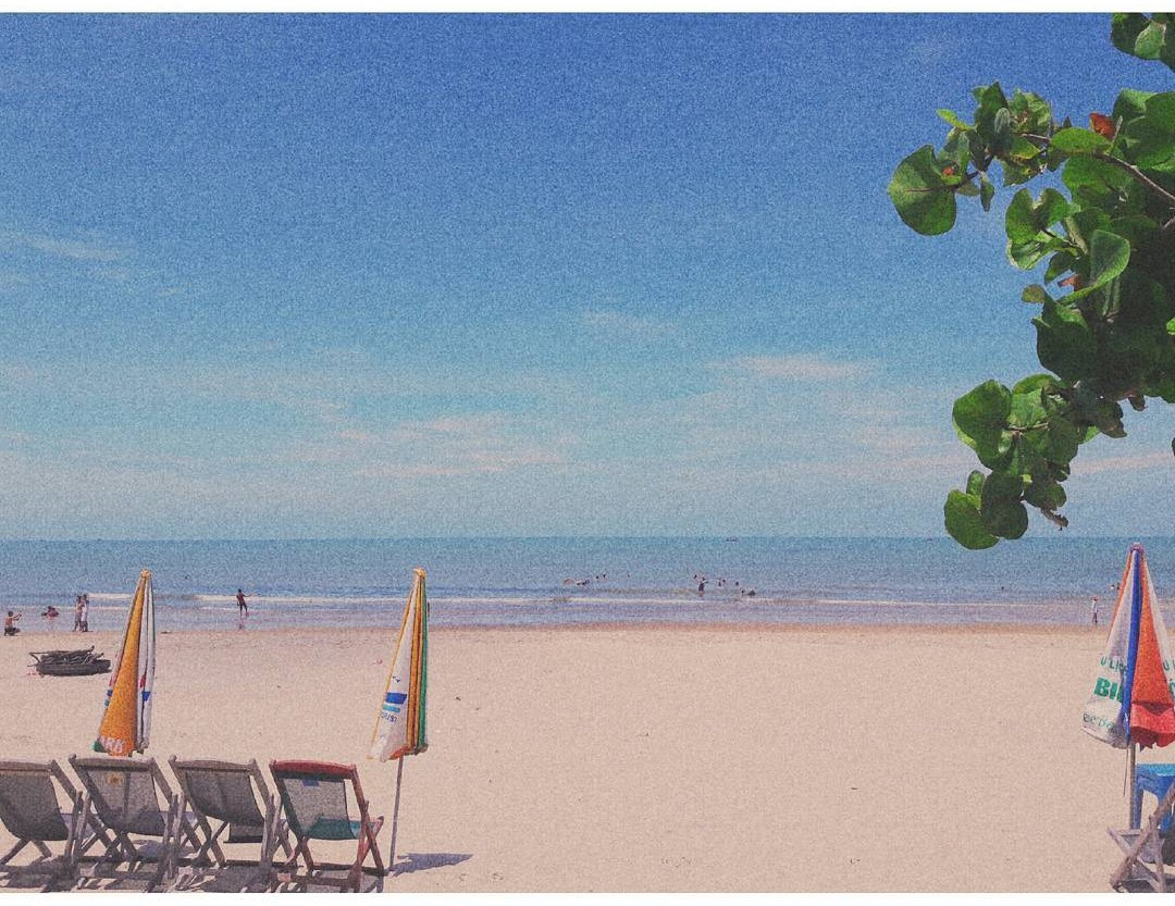 Chi Linh Beach's pristine camping area with clear waters and clean sand ideal for overnight beach adventures